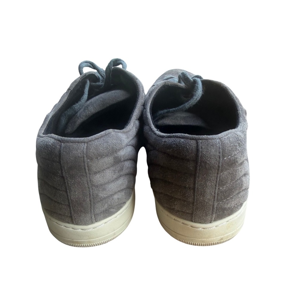 Vaneli Sport Sneakers Womens 6 Grey Suede Quilted Low Top Lace Up Excellent - Picture 4 of 7